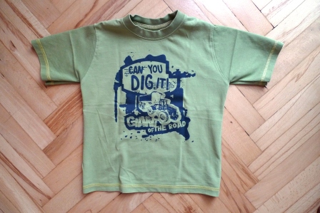 Zelené tričko st. bernard č.104, st. bernard,104