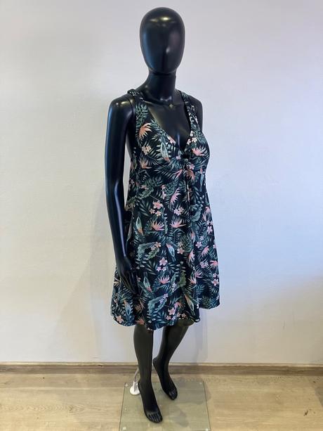 Dámske vzorované šaty, l