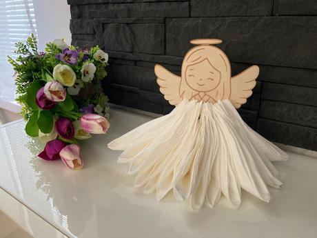 Držiak servitok baletka/ svadba/ anjel, 