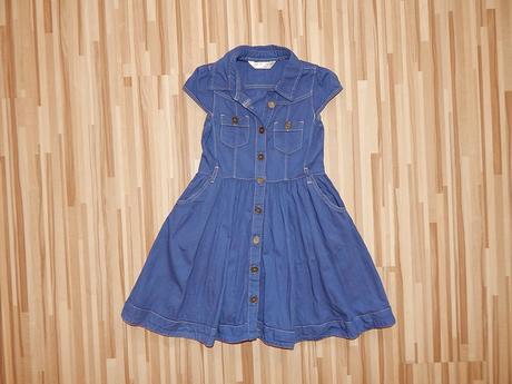 Šaty z tenkej rifloviny 104/110, age,104