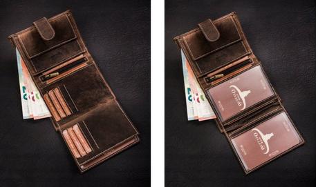 Pánska kožená peňaženka buffalo,