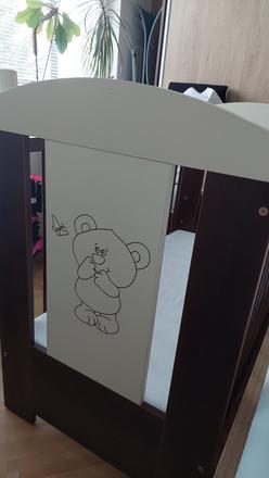 Postieľka macko a motýľ, šírka (cm): 60,dĺžka (cm): 120