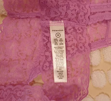 2 ks čipkované tangá nohavičky, l / m