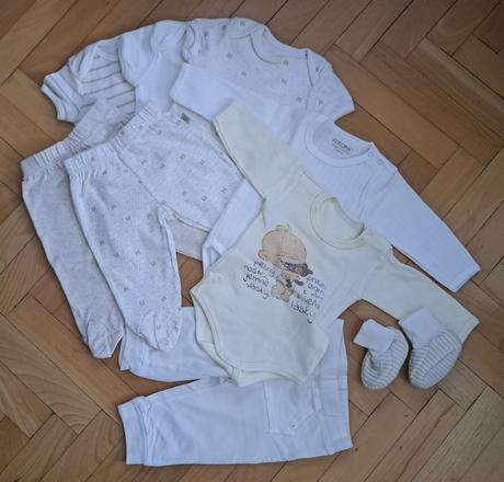 Body, polodupačky, topánočky 50/56 (9 ks), 56