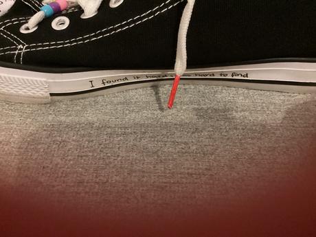 Tenisky bez snurok, popísané, unisex, 41