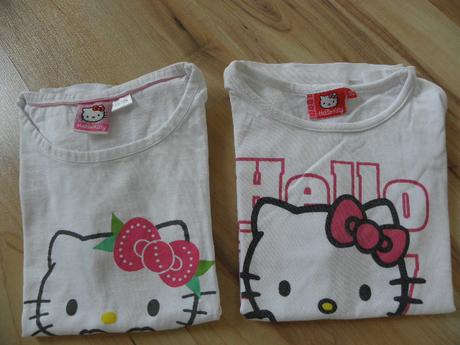 2 x tričko kitty v. 122, sanrio,122