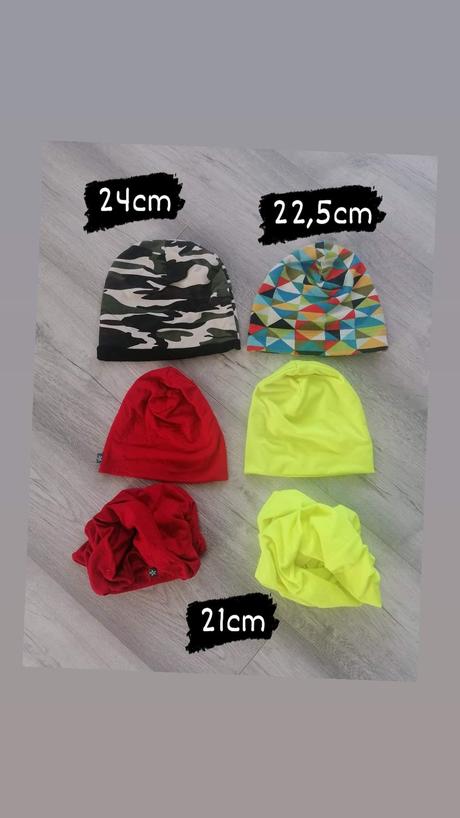 Čiapky + nakrčníky, 