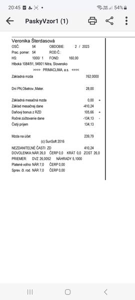 Mám podľa výplatnej pásky denný vymeriavací základ udaný za deň alebo na hodinu?