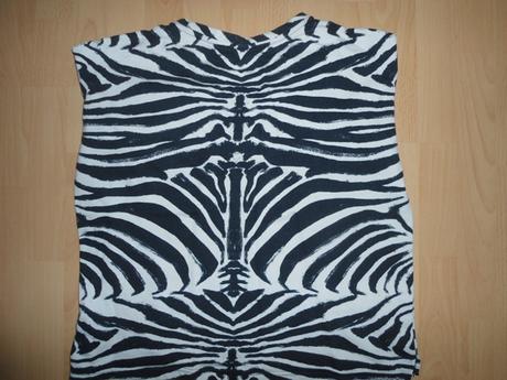 Cierno-biele damske tricko, h&m,l