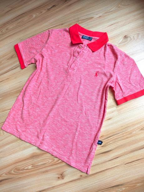 Pánske lososové polo tričko ralph lauren, ralph lauren,s