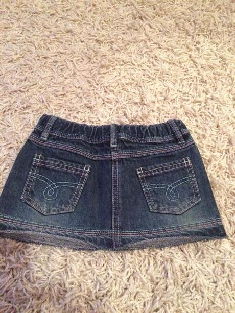 Riflová suknička nenosená, adams,104