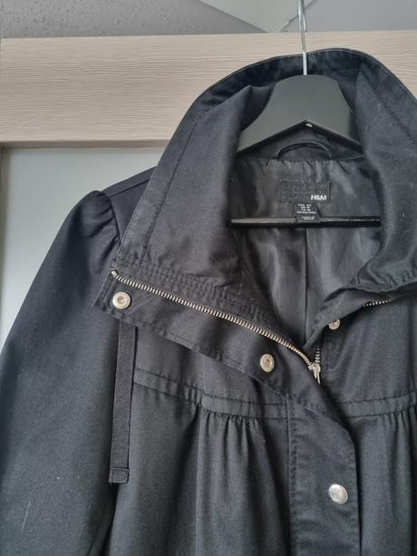 Prechodná čierna bunda h&m, h&m,l