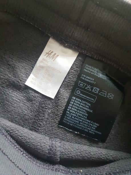 Tepláky 86, h&m,86