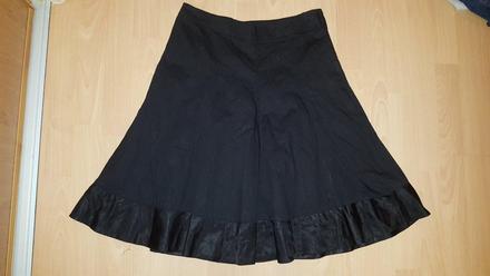 Čierna ačkova sukňa č.36, h&m,36