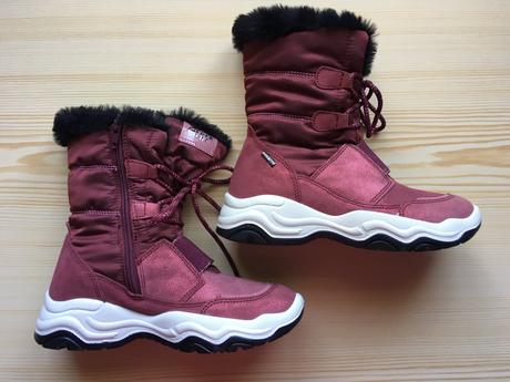 Kožené zimné čižmy baťa veľ. 34/35, baťa,34 / 35