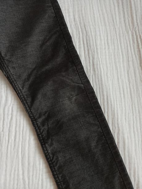 Čierne menčestrové nohavice, h&m,122