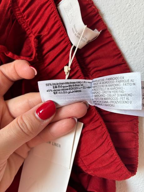 Zara lanove nohavice, zara,xs