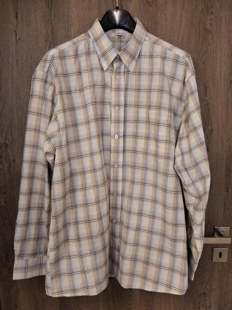 Károvaná košeľa veľkosť 41-42/l, l