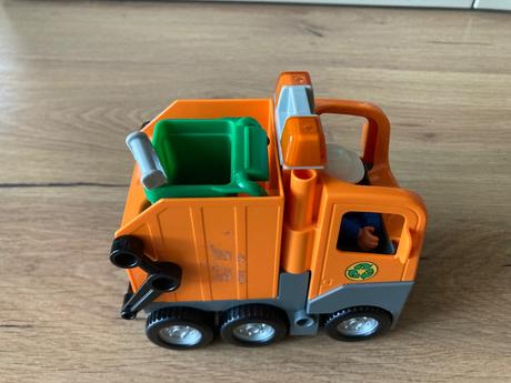 Lego duplo - smetiarske auto,vrtuľník,postavičky 5, 