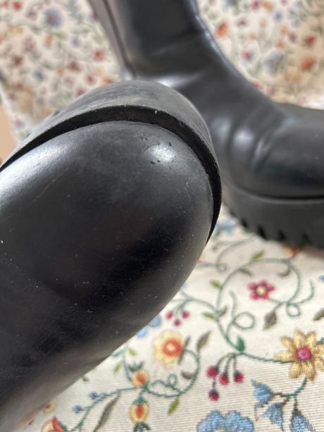 Topánky celokožené na platforme, 38