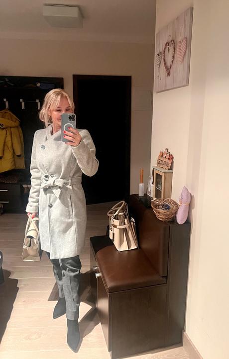 Šedy prechodny kabat, orsay, veľkosť 34/36, orsay,34