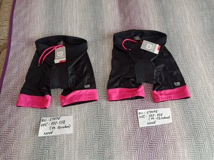 Nové diev.cyklistické kraťasy zn.etape veľ.152-158, etape,152