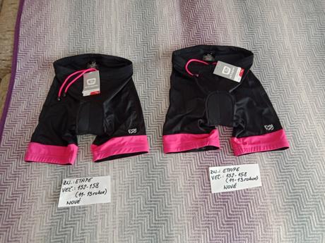 Nové diev.cyklistické kraťasy zn.etape veľ.152-158, etape,152