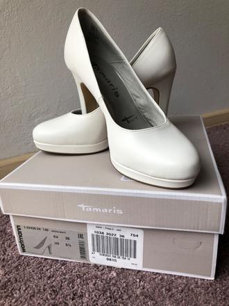 Svadobné lodičky, tamaris,36