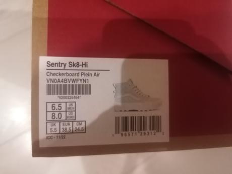 Vans tenisky sk8 hi nové, vans,38