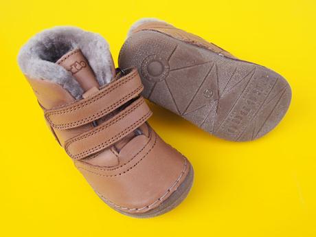 Detské kožené zimné topánky froddo cognac, froddo,20