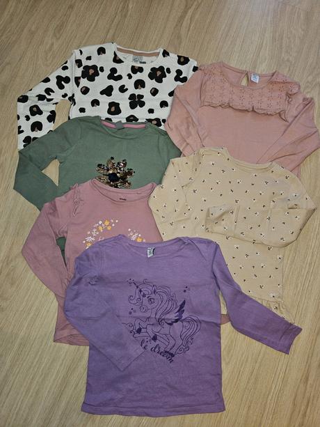 6x tricko vel.122, 122–134