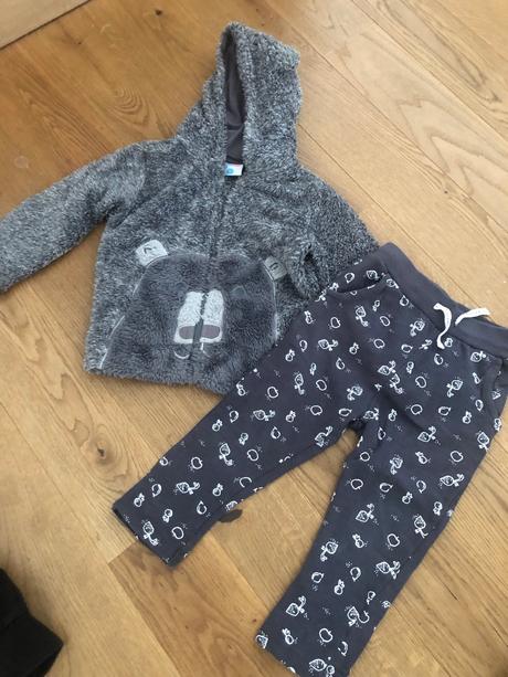 Huňatá mikina a tepláky, súprava, topomini,92