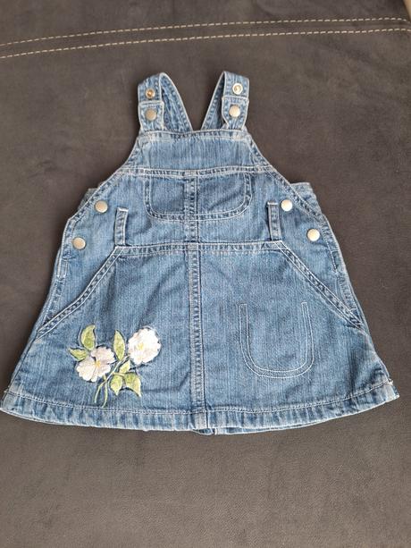 Riflové šaty, h&m,62