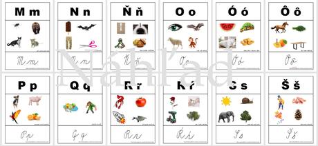 Spoznaj abecedu  - obrázky (pdf súbor), 