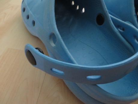 Modré kroksy - veľ. 36/37 - vn. dl. 24,5 cm, 36