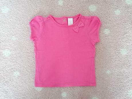 Ruzove tricko s maslickou, c&a,74