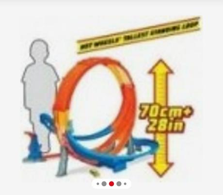 Hot wheels dráha masívna slučka, 