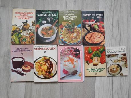 Retro knižočky viac kusov varíme,, 