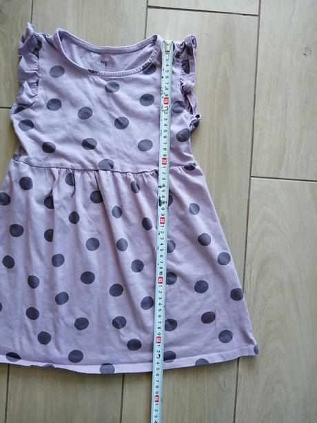 Bodkované šaty, h&m,116