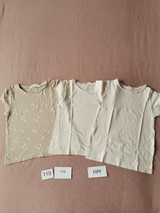 3x tricko - hm a mango, h&m,110