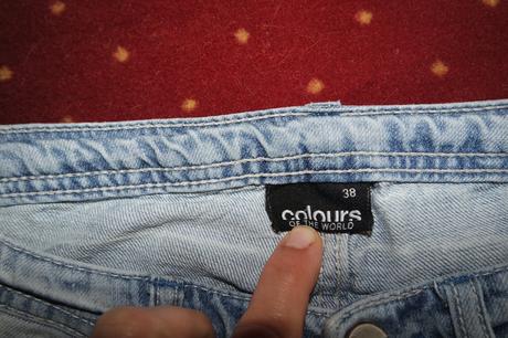 Riflové krátke nohavice, colours of the world,38