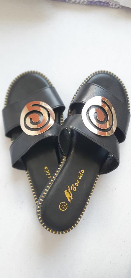 Šľapky čierne dámske, 37