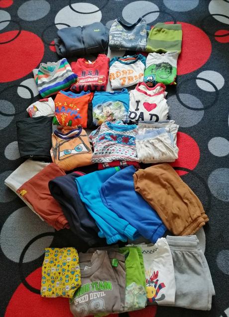 Chlapčenský balík vo veľkosti 116, 104–116