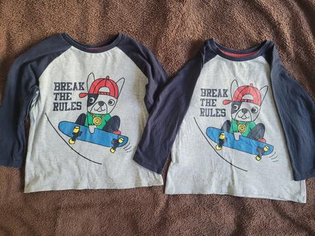 Tričko s dlhým rukávom dvojicky, pepco,104