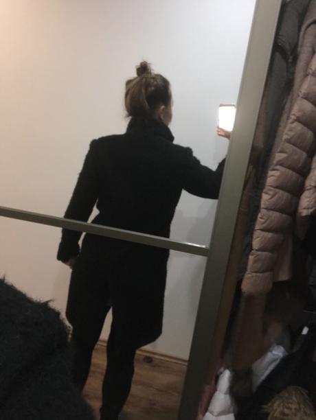 Zimný vlnený kabat h&m, h&m,m