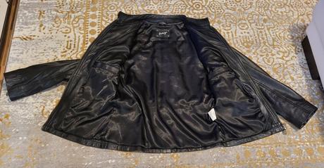 Kožená bunda pravá koža, s