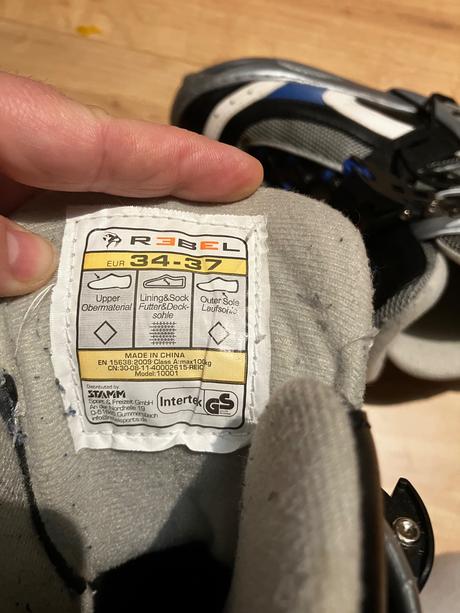 Zimné korčule rebel 34-37, rebel,34