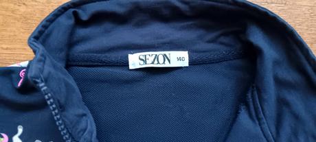 Dievčenská mikina na zips, 140