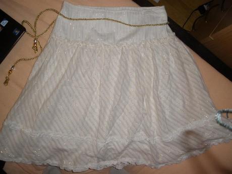 Suknička s opaskom, s