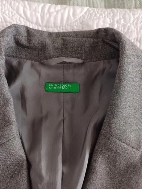 Krásne nadčasové sako benetton, č.m, benetton,m